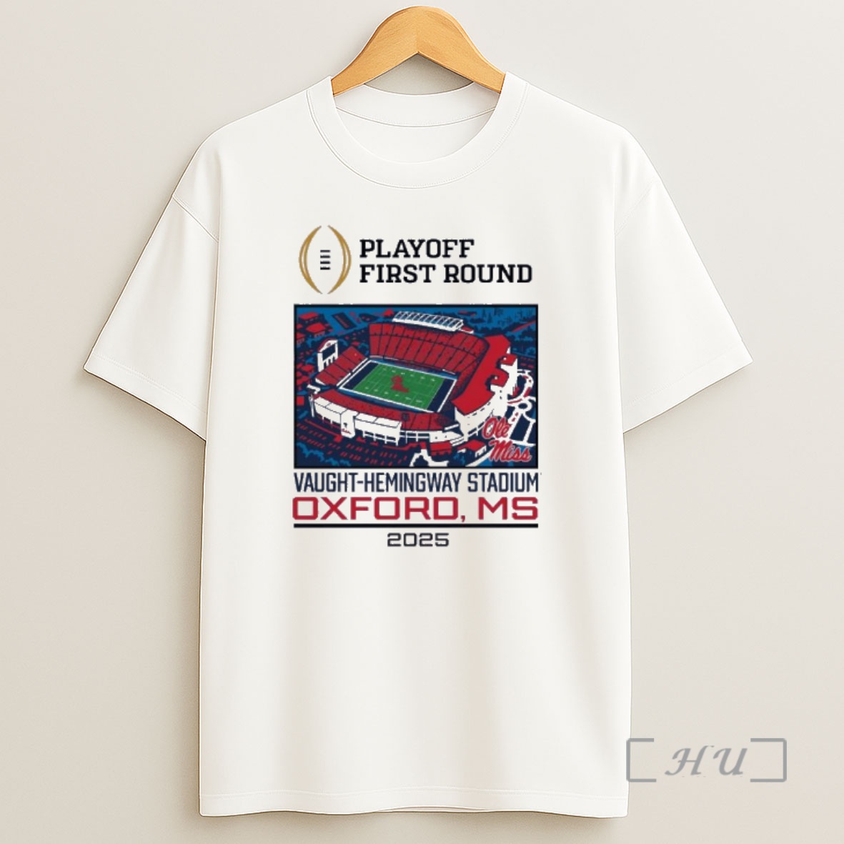 Officials Ole Miss Rebels Cfp 1st Round Live From Vaught Hemingway Stadium Shirt Sweatshirt Tee