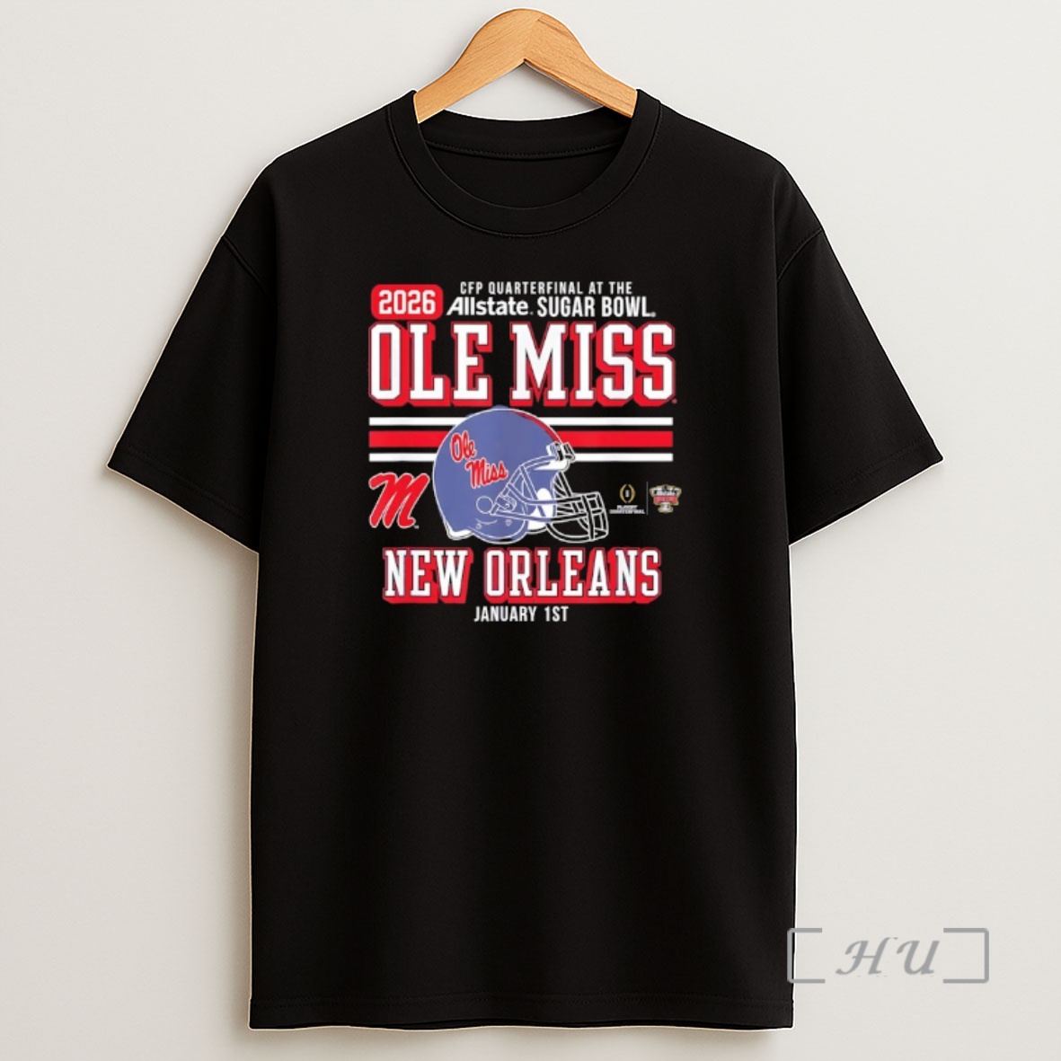 Officials Ole Miss Rebels Cfp Quarterfinal At The Sugar Bowl 2026 New Orleans Jan 1st Shirt Sweatshirt Tee