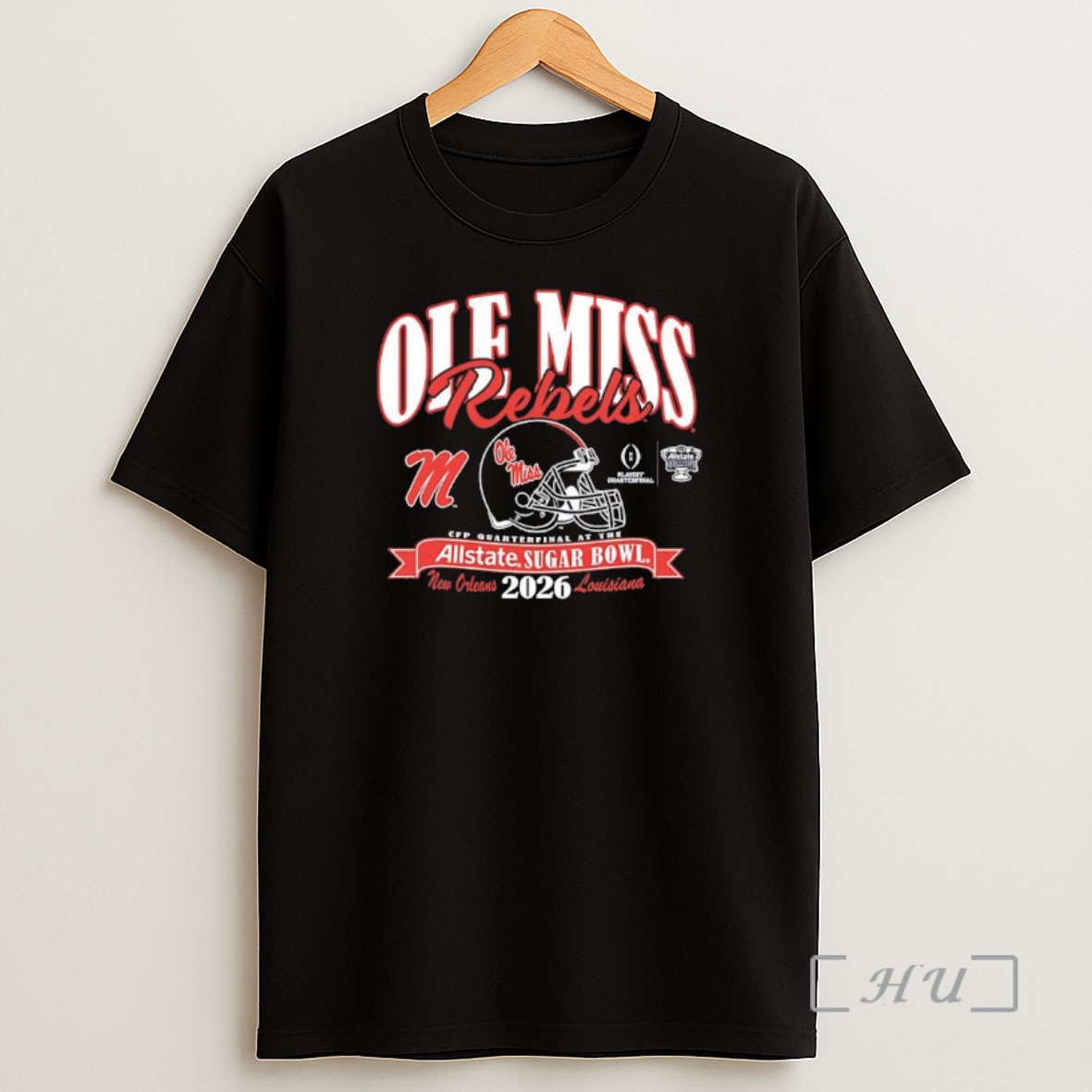 Officials Ole Miss Rebels College Football Playoff 2026 Sugar Bowl Helmet Shirt Sweatshirt Tee