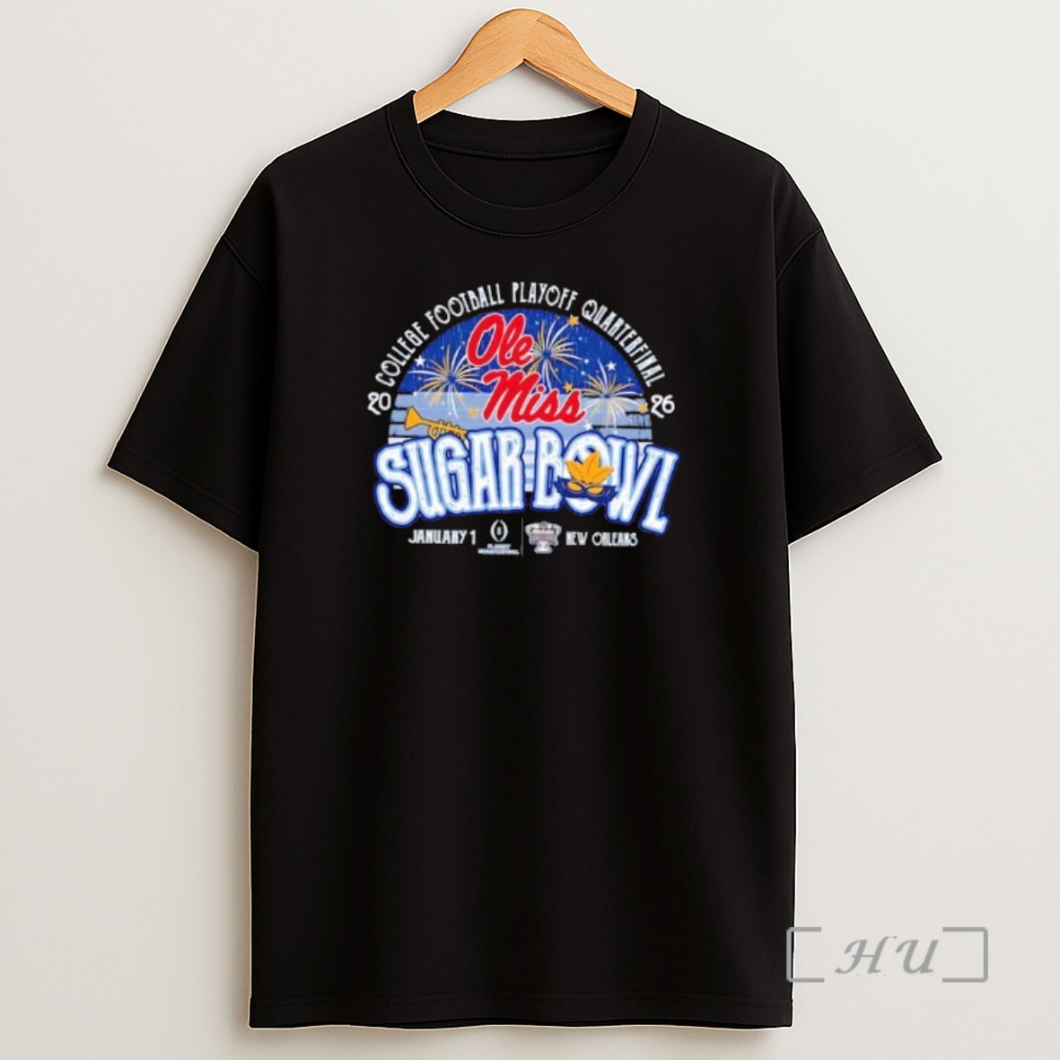 Officials Ole Miss Rebels College Football Playoff Quarterfinal Sugar Bowl 2026 Fireworks Shirt Sweatshirt Tee