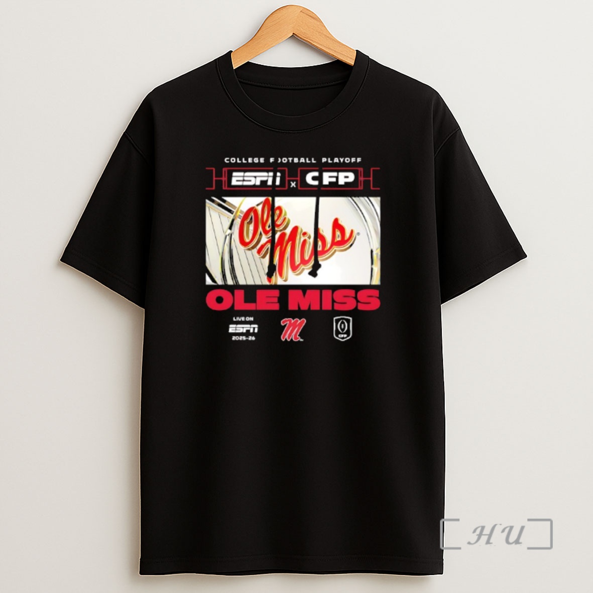 Officials Ole Miss Rebels Espn X Cfp College Football Playoff Live On Espn 2025 26 Shirt Sweatshirt Tee