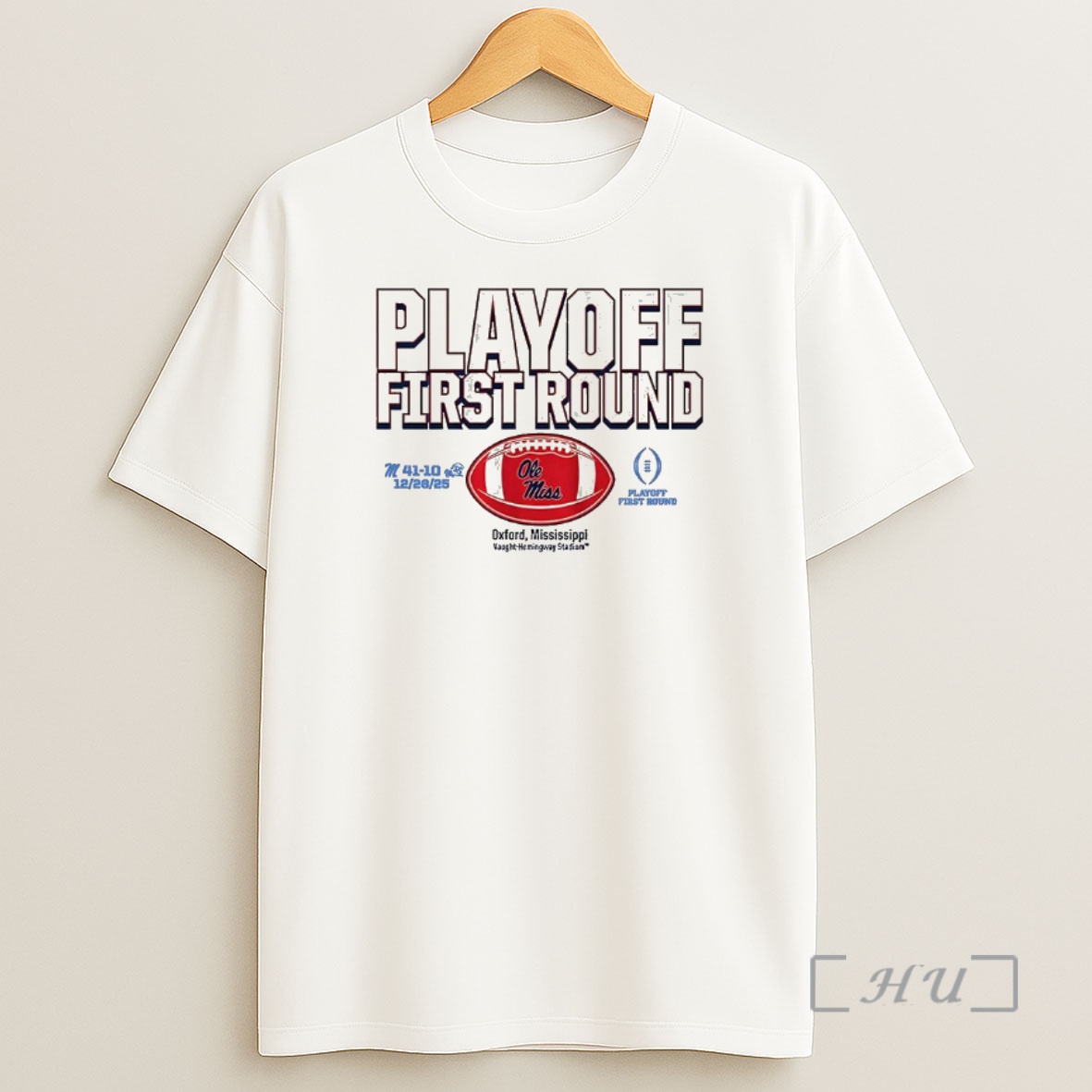 Officials Ole Miss Rebels Ncaa 2025 Cfp First Round Winner Oxford Logo Shirt Sweatshirt Tee