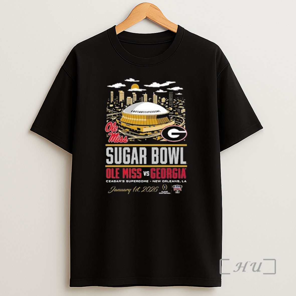 Officials Ole Miss Rebels Vs Georgia Bulldogs Sugar Bowl Caesars Superdome New Orleans La Jan 1st 2026 Shirt Sweatshirt Tee
