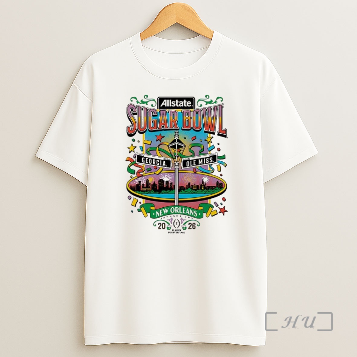Officials Ole Miss Rebels Vs Georgia Bulldogs Ncaa 2026 Allstate Sugar Bowl New Orleans Shirt Sweatshirt Tee