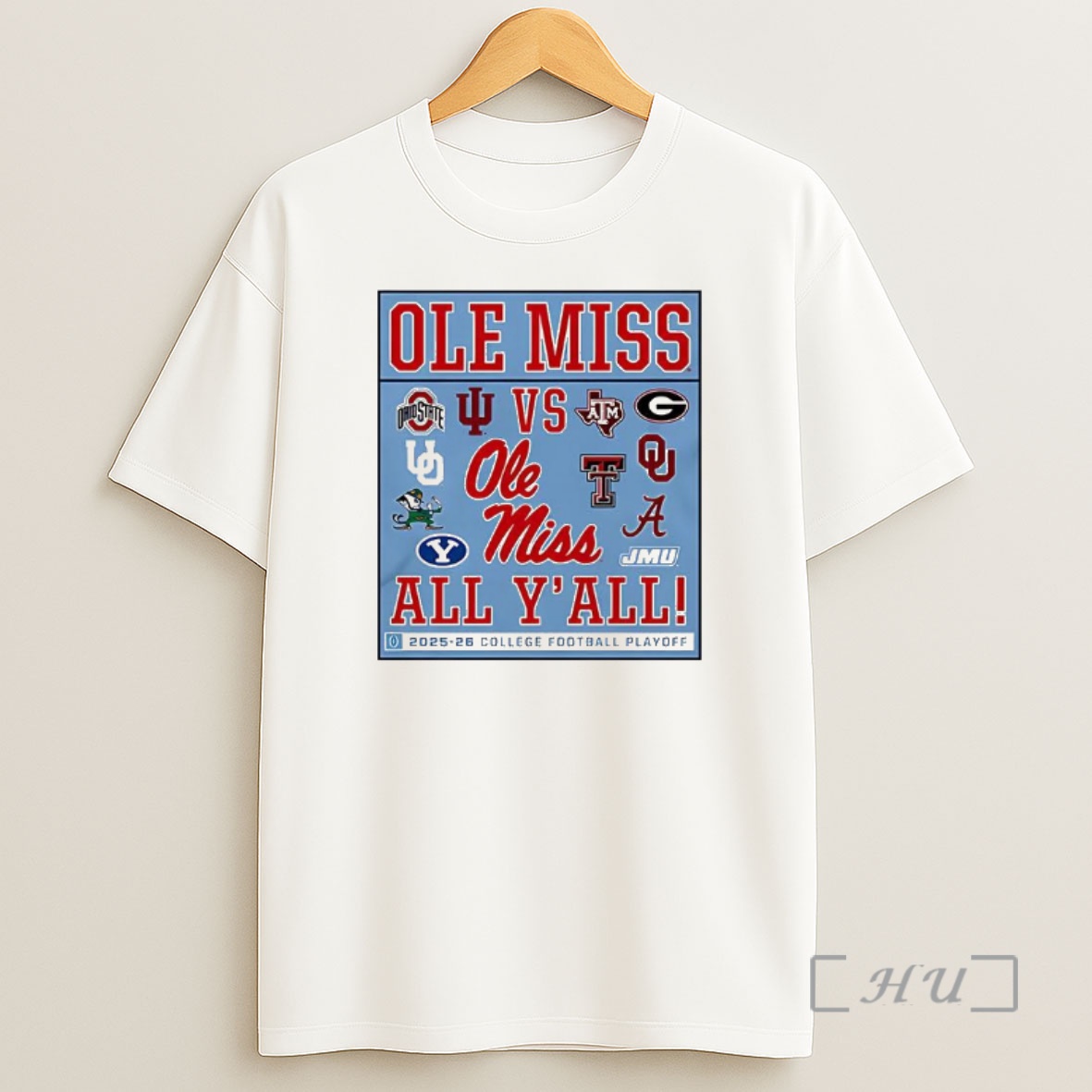 Officials Ole Miss Vs All Yall 2025 2026 Cfp Logo Premium Shirt Sweatshirt Tee