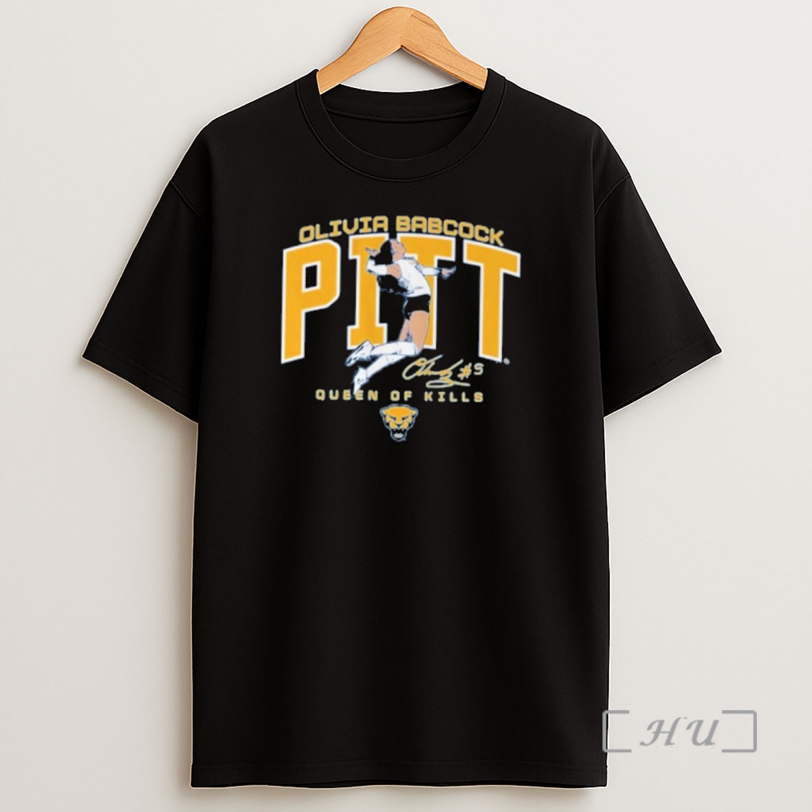 Officials Olivia Babcock Pitt Panthers Volleyball Queen Of Kills Shirt Sweatshirt Tee