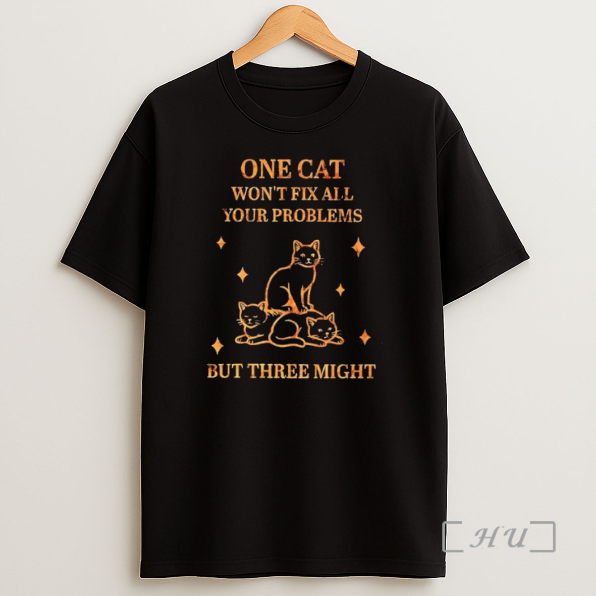 Officials One Cat Wont Fix All Your Problems But Three Might Shirt Sweatshirt Tee