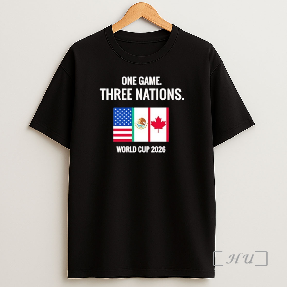 Officials One Game Three Nations World Cup 2026 Usa Canada And Mexico Flag Shirt Sweatshirt Tee