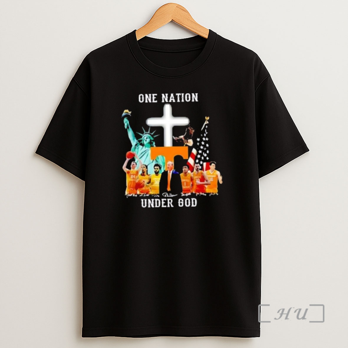 Officials One Nation Under God Tennessee Volunteers Basketball Shirt Sweatshirt Tee