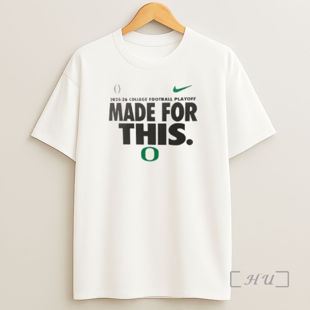 Officials Oregon Ducks 2025 26 College Football Playoff Made For This Circle White Shirt Sweatshirt Tee