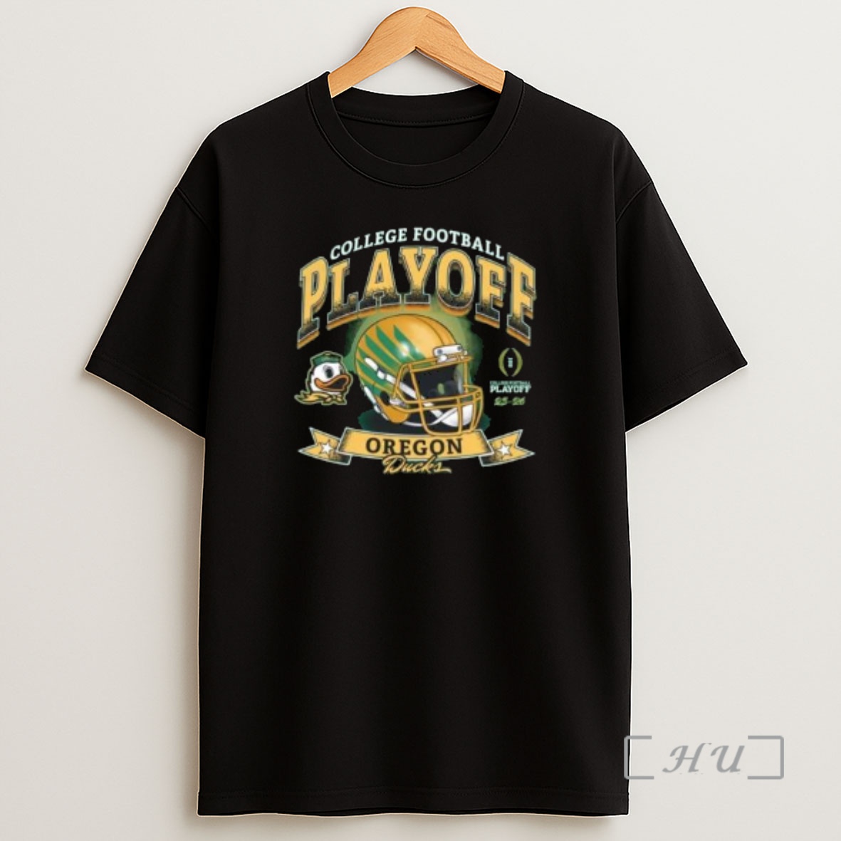 Officials Oregon Ducks 2025 26 College Football Playoff Participant Helmet Circle Black Shirt Sweatshirt Tee