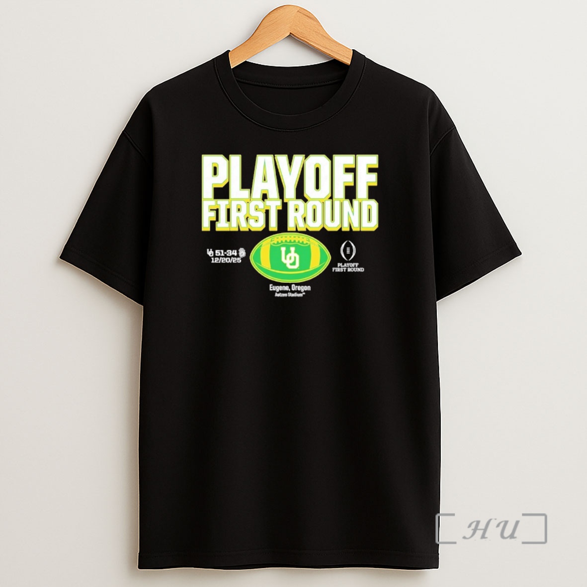 Officials Oregon Ducks 2025 Cfp First Round Winner 12 20 Shirt Sweatshirt Tee