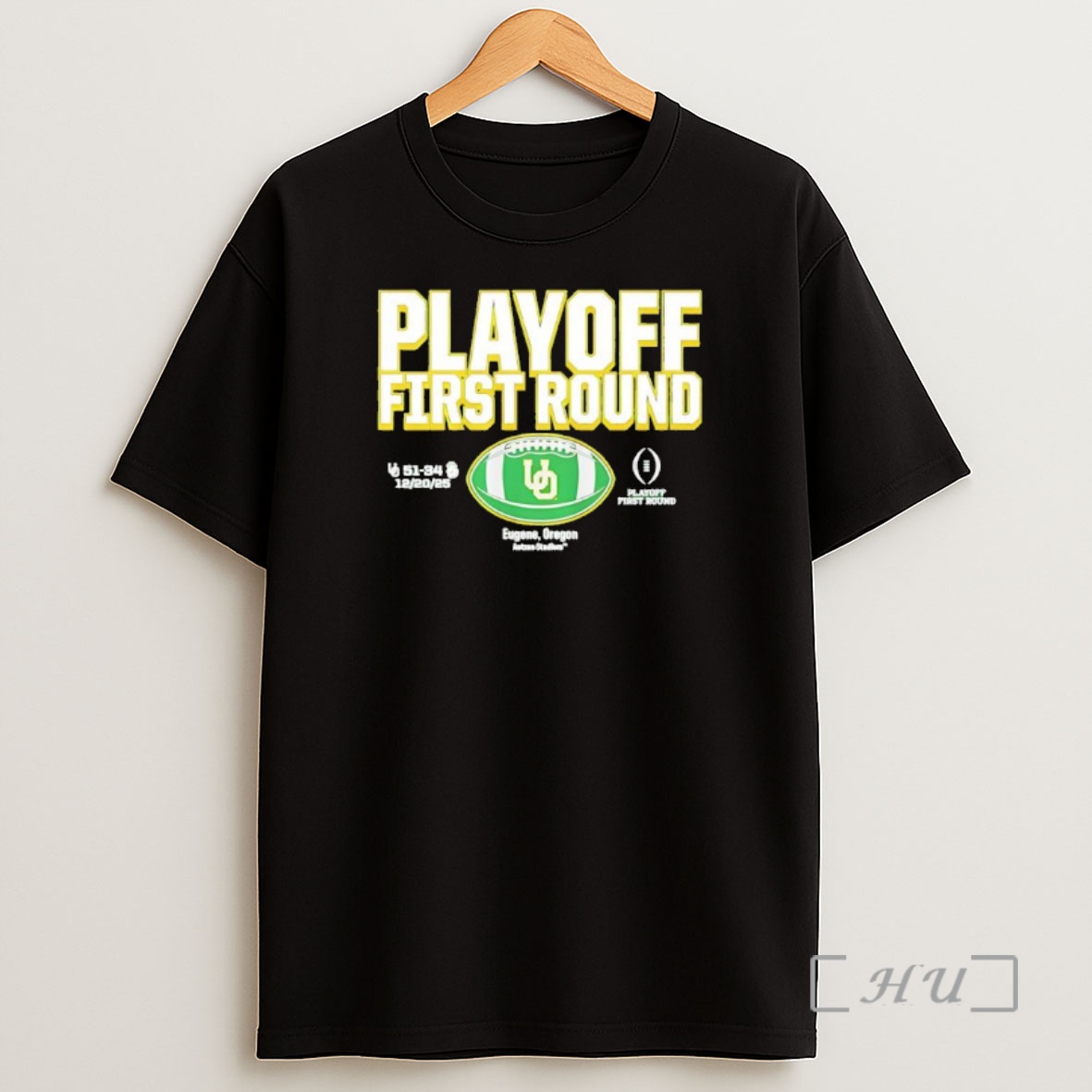 Officials Oregon Ducks 2025 Cfp First Round Winner Shirt Sweatshirt Tee