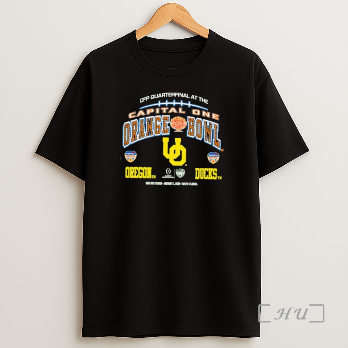 Officials Oregon Ducks 2026 Cfp Quarterfinal At The Capital One Orange Bowl Shirt Sweatshirt Tee