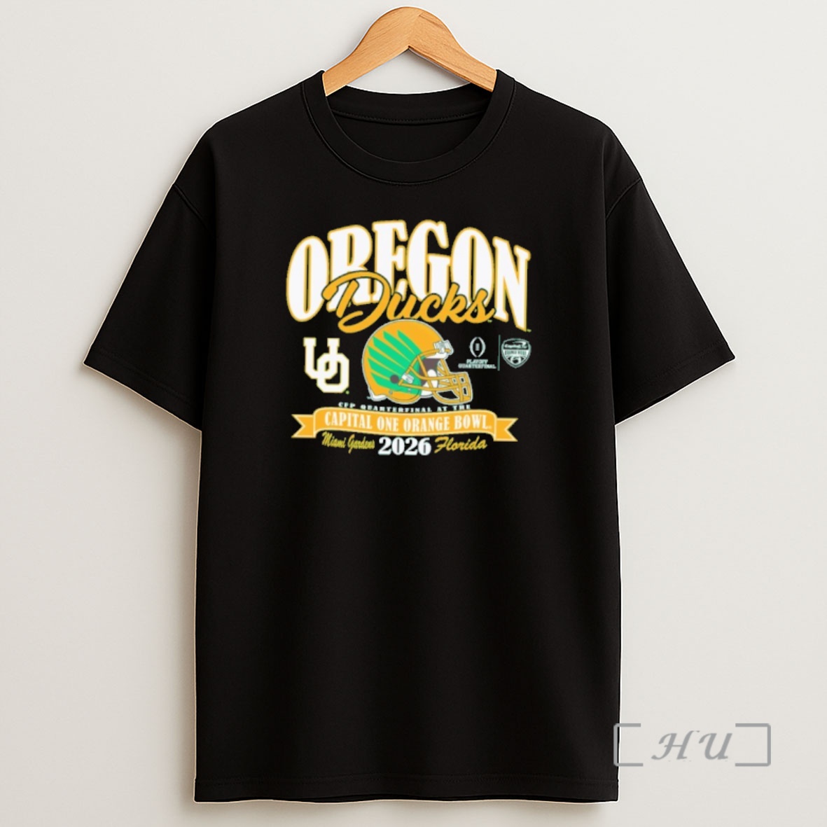 Officials Oregon Ducks College Football Playoff 2026 Capital One Orange Bowl Helmet Shirt Sweatshirt Tee