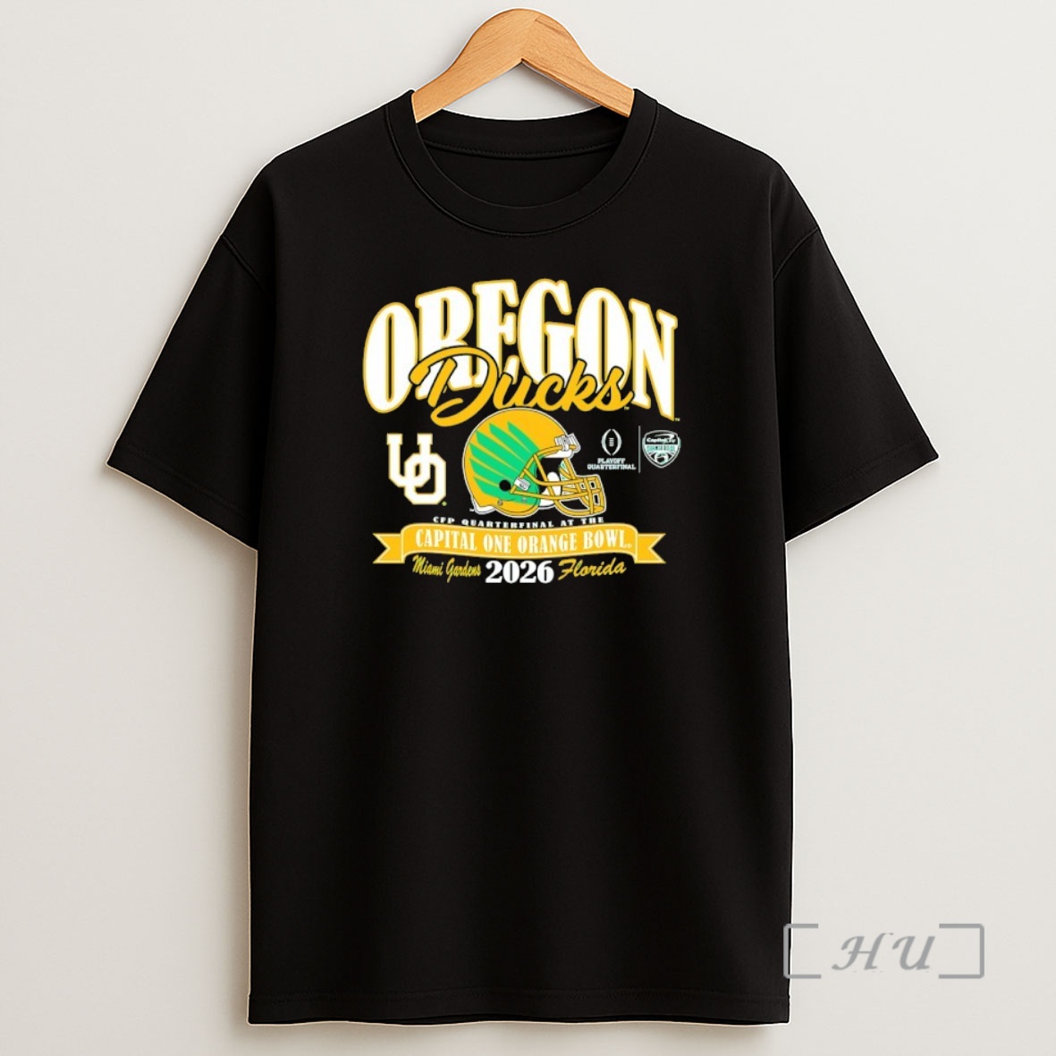 Officials Oregon Ducks College Football Playoff 2026 Orange Bowl Helmet Shirt Sweatshirt Tee