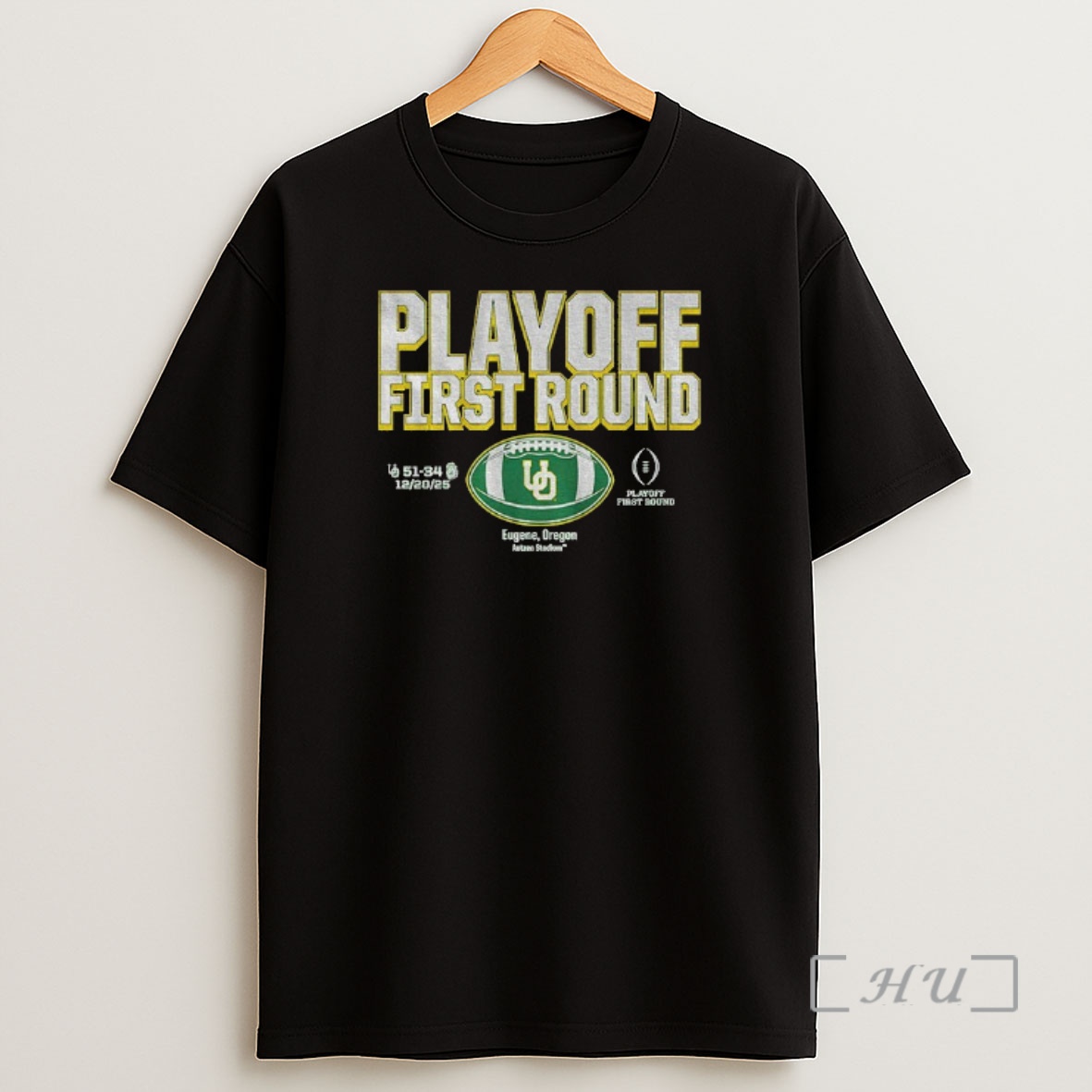 Officials Oregon Ducks Football 2025 Cfp Playoff First Round Winner Shirt Sweatshirt Tee