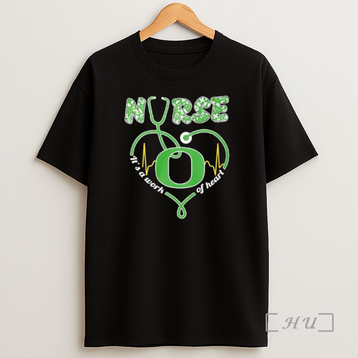 Officials Oregon Ducks Nurse Its A Work Of Heart Shirt Sweatshirt Tee