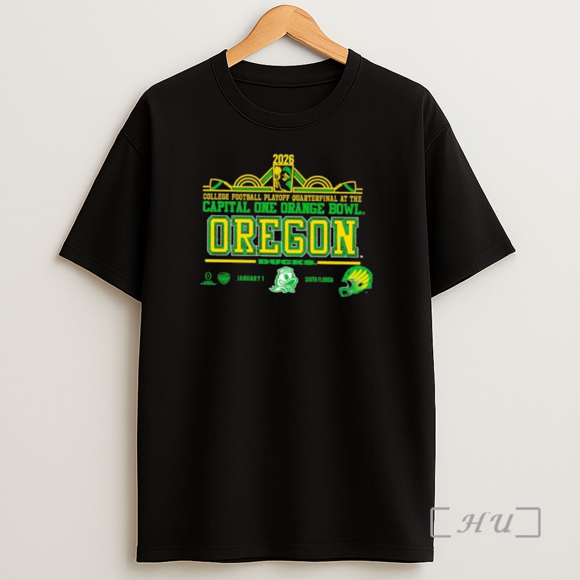 Officials Oregon Ducks Football 2026 Cfp Quarterfinal At The Capital One Orange Bowl Shirt Sweatshirt Tee