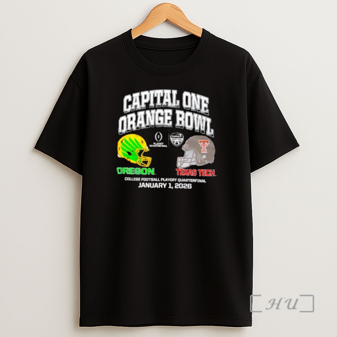 Officials Oregon Ducks Vs Texas Tech Red Raiders 2026 Playoff Semifinal Capital One Orange Bowl Shirt Sweatshirt Tee
