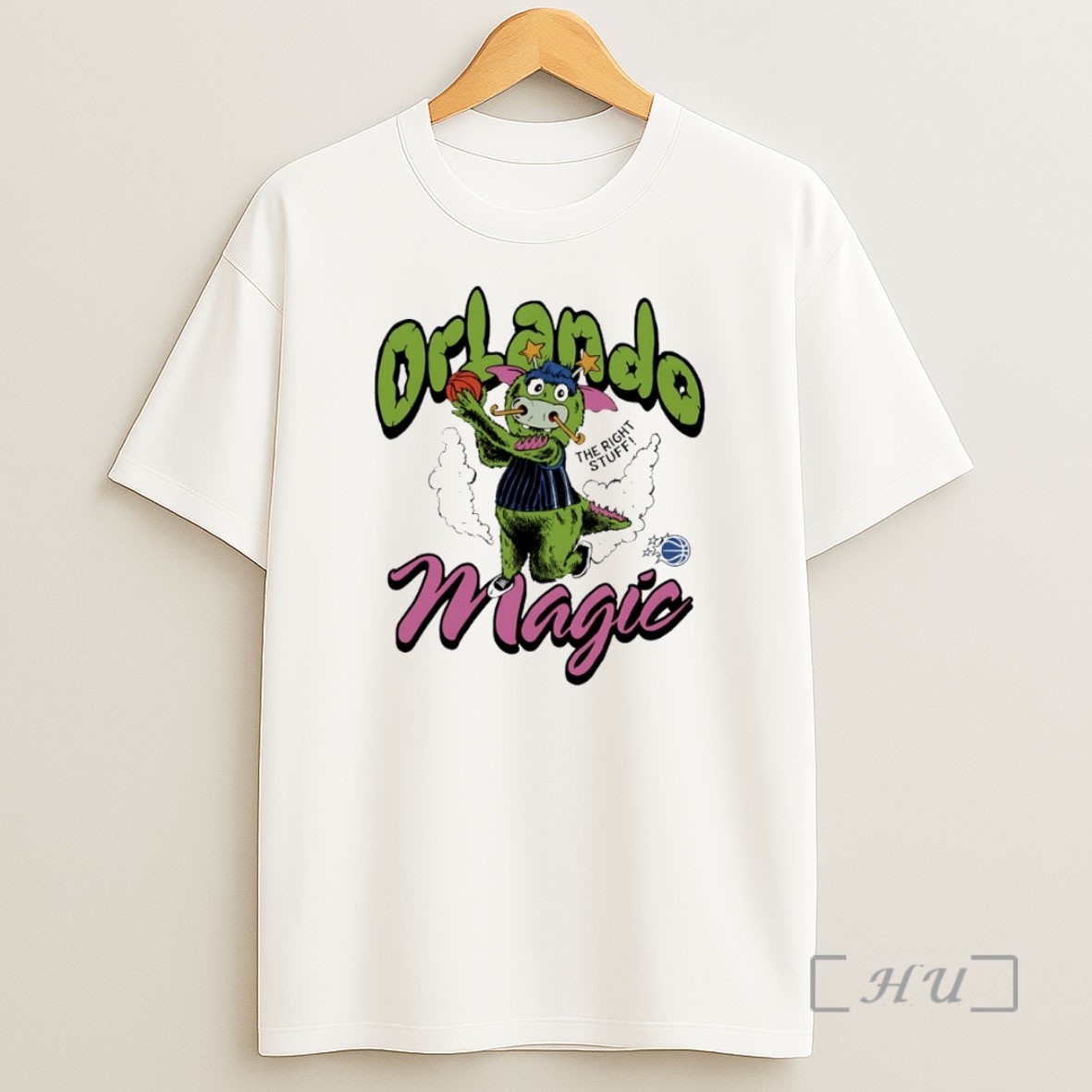 Officials Orlando Magic The Right Stuff Mascot Circle Shirt Sweatshirt Tee