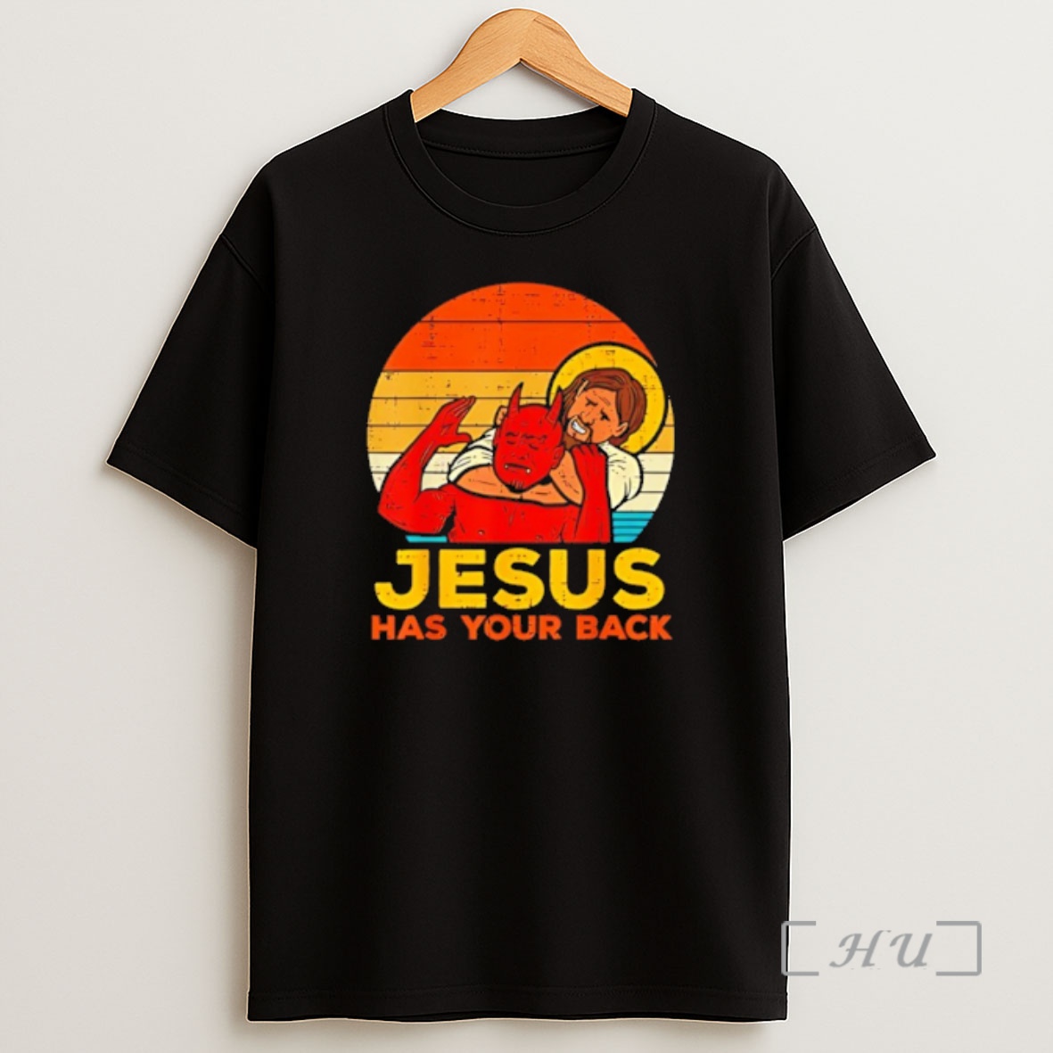 Officials Otis Wrestler Jesus Has Your Back Jiu Jitsu Retro Christian Shirt Sweatshirt Tee