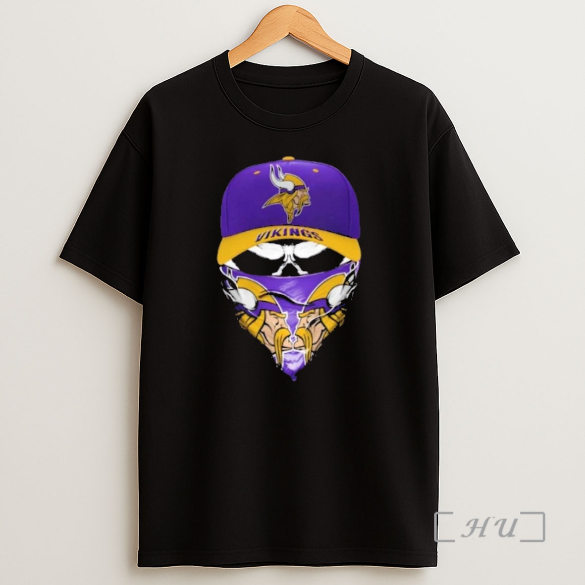 Officials Outlaw Skull Gang Wearing A Cap X Minnesota Vikings Shirt Sweatshirt Tee
