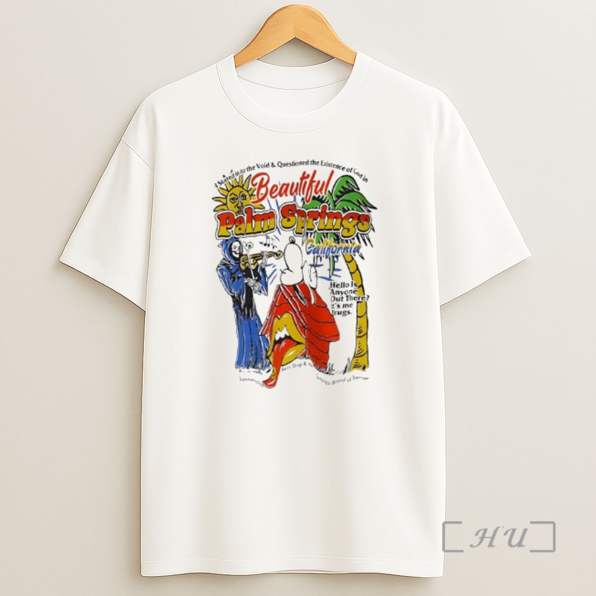 Officials Palm Springs Beautiful California Snoopy And Grim Hello Is Anyone Out There Shirt Sweatshirt Tee