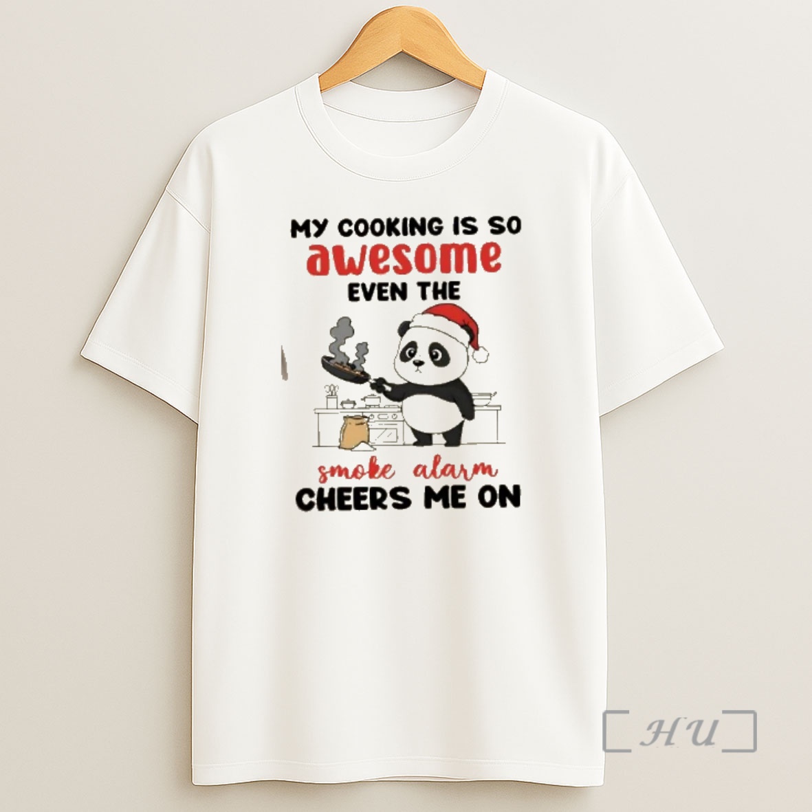 Officials Panda My Cooking Is So Awesome Even The Smoke Alarm Cheers Me On Premium Shirt Sweatshirt Tee