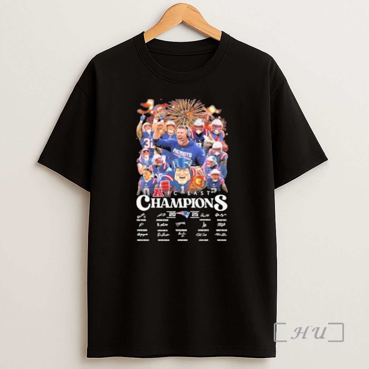 Officials Patriots Afc East Champions Team Player Signature Shirt Sweatshirt Tee