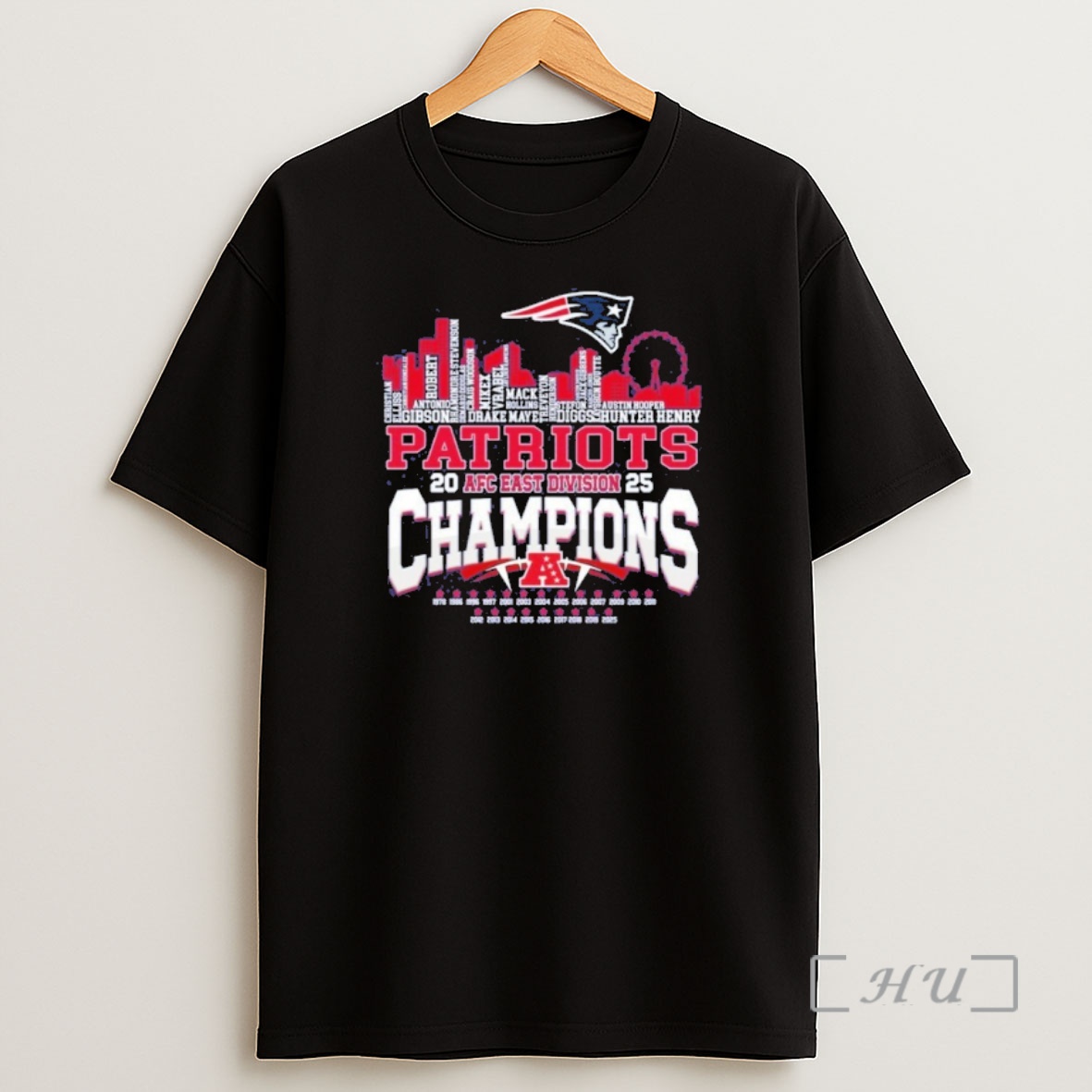 Officials Patriots Afc East Division Champions City 2025 Shirt Sweatshirt Tee