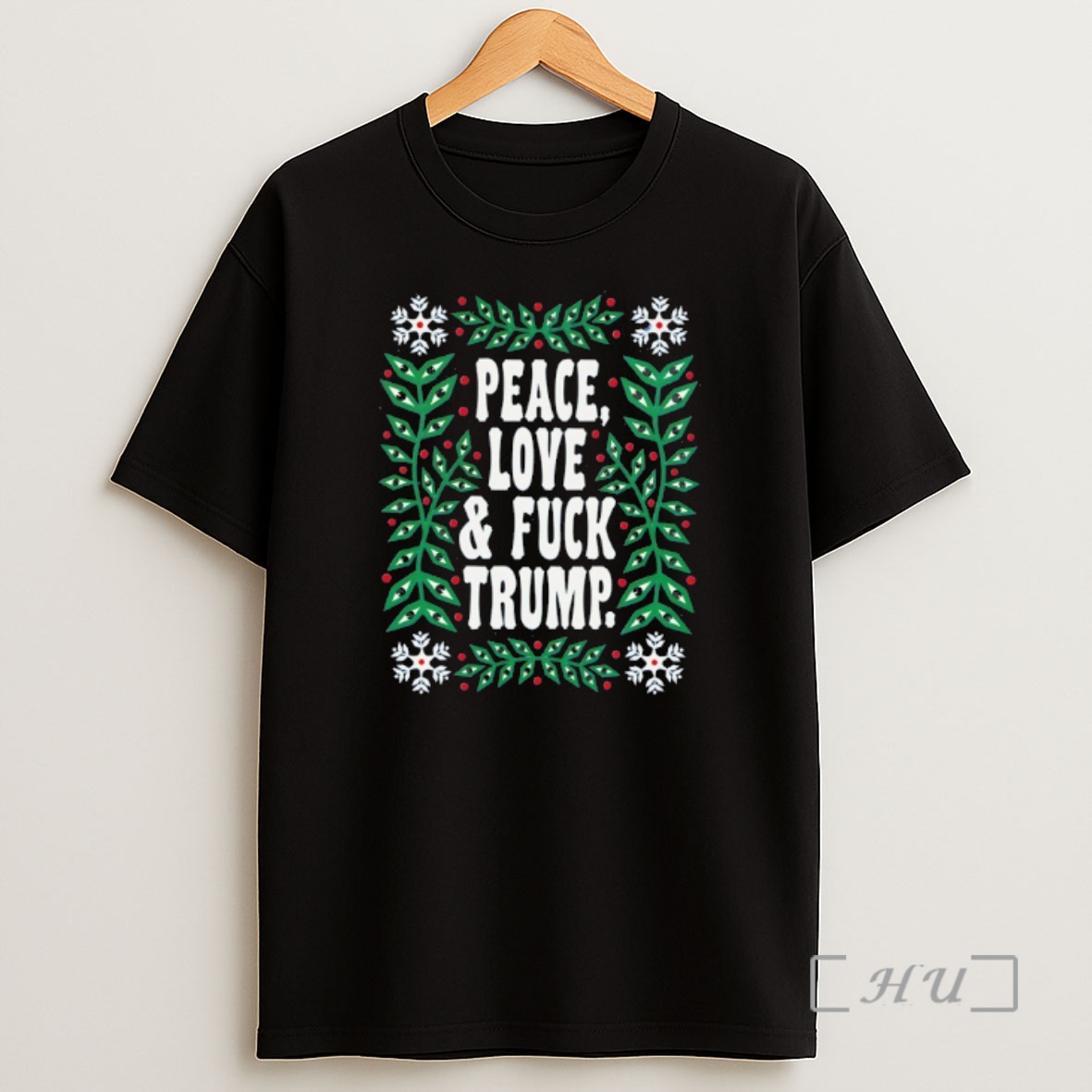 Officials Peace Love And Fuck Trump Shirt Sweatshirt Tee