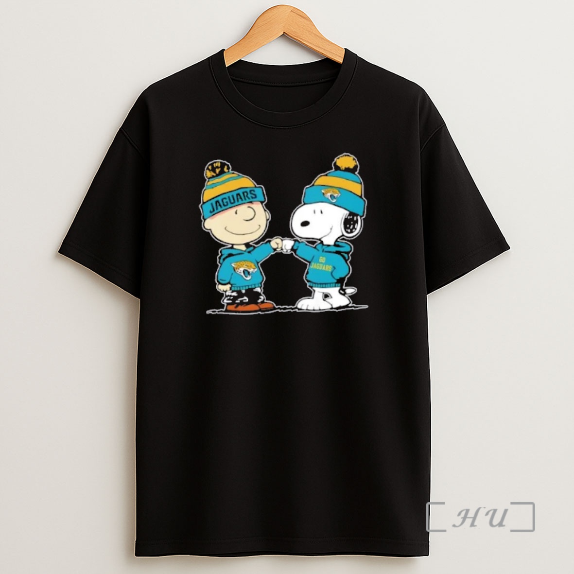 Officials Peanuts Charlie Brown Fist Bump Snoopy X Jacksonville Jaguars Football Shirt Sweatshirt Tee
