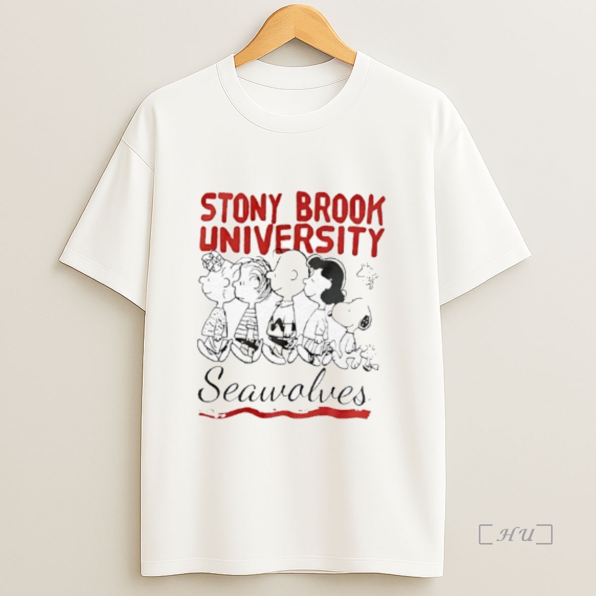 Officials Peanuts Gang Bundle Stony Brook University Seawolves Premium Shirt Sweatshirt Tee