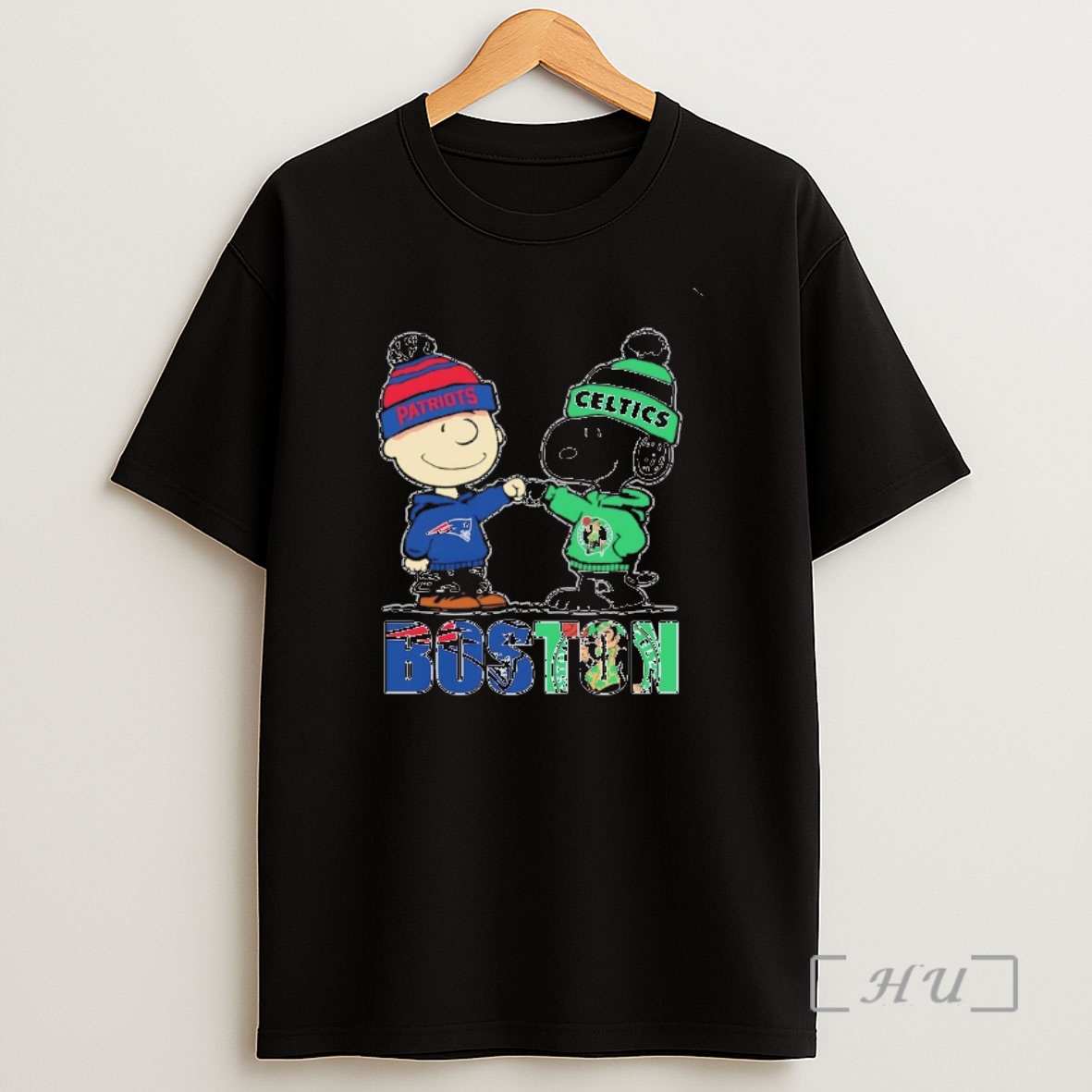 Officials Peanuts Snoopy And Charlie Brown X Boston Patriots And Celtics Premium Shirt Sweatshirt Tee