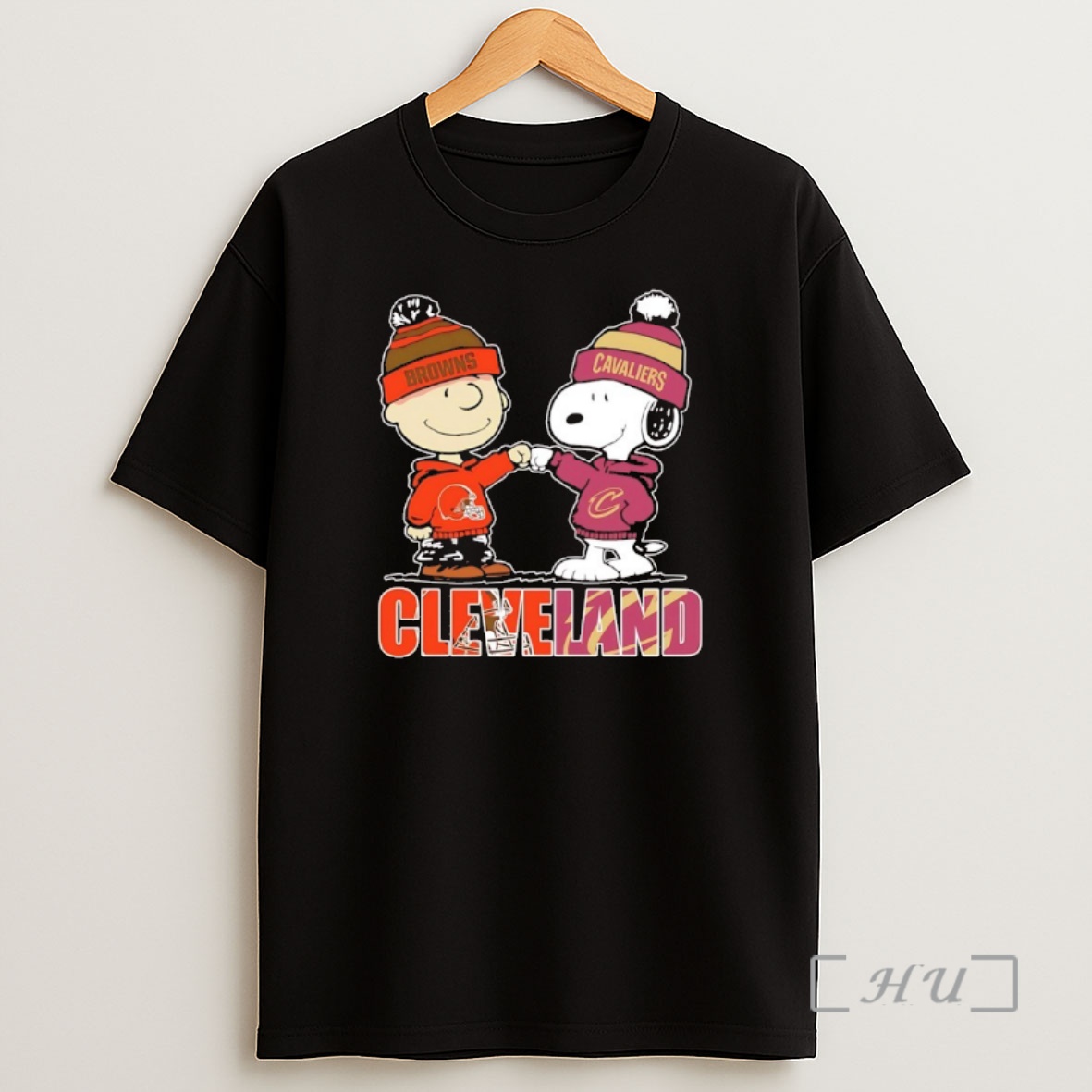 Officials Peanuts Snoopy And Charlie Brown X Cleveland Browns And Cavaliers Premium Shirt Sweatshirt Tee