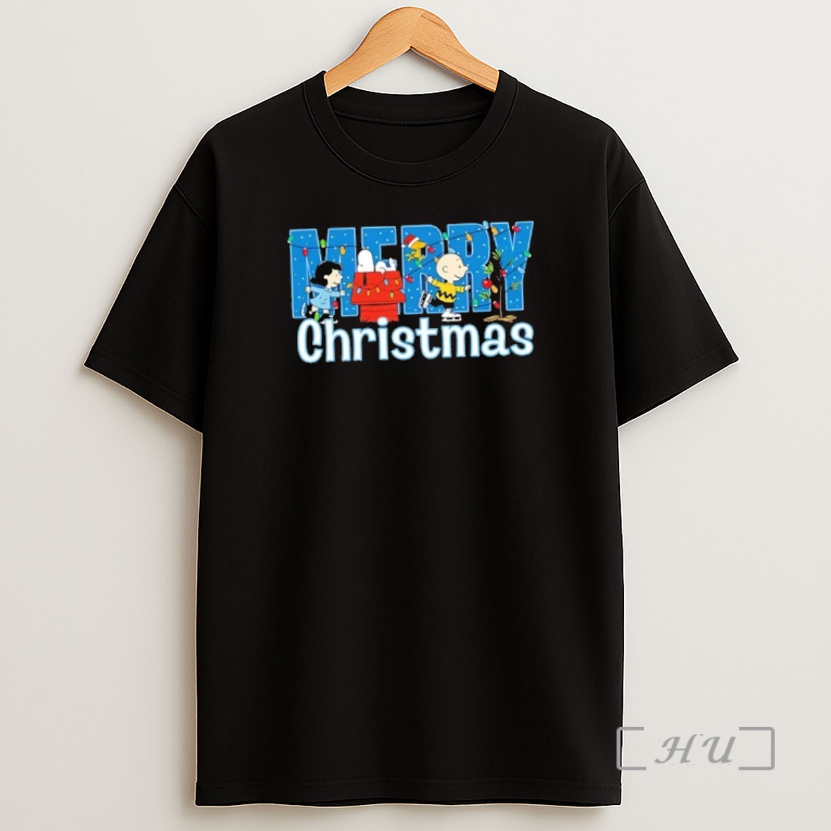 Officials Peanuts Snoopy And Friends Merry Christmas Lights Graphic Premium Shirt Sweatshirt Tee