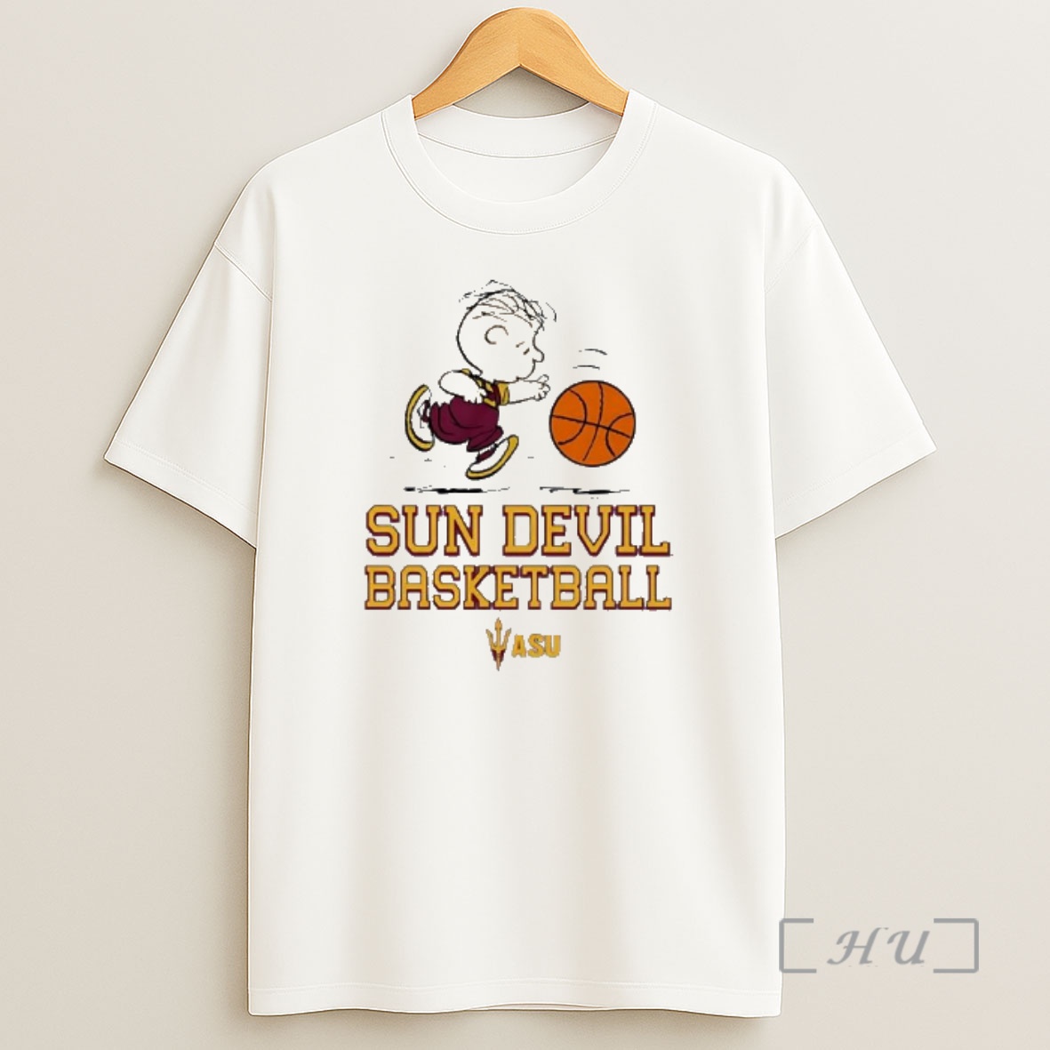 Officials Peanuts X Arizona State Basketball Cute Cartoon Shirt Sweatshirt Tee