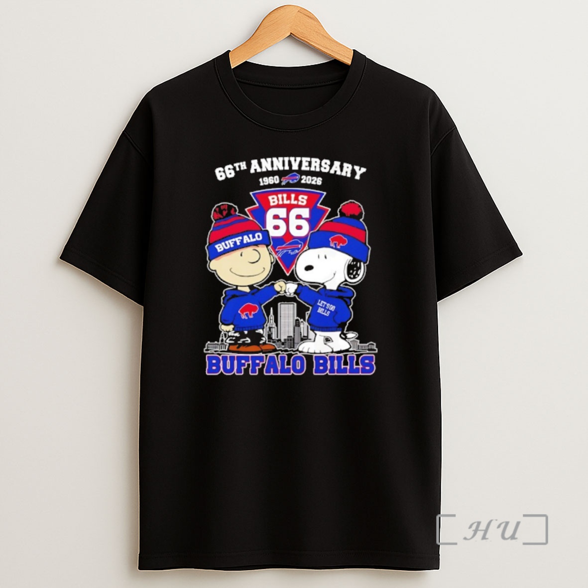 Officials Peanuts X Buffalo Bills 1960 2026 66th Anniversary Lets Go Bills Shirt Sweatshirt Tee