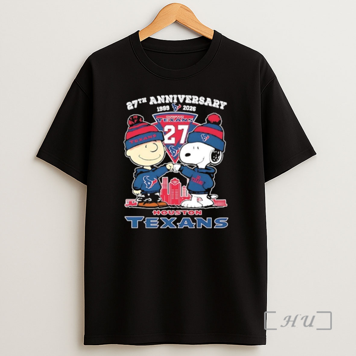 Officials Peanuts X Houston Texans 1999 2026 27th Anniversary Shirt Sweatshirt Tee