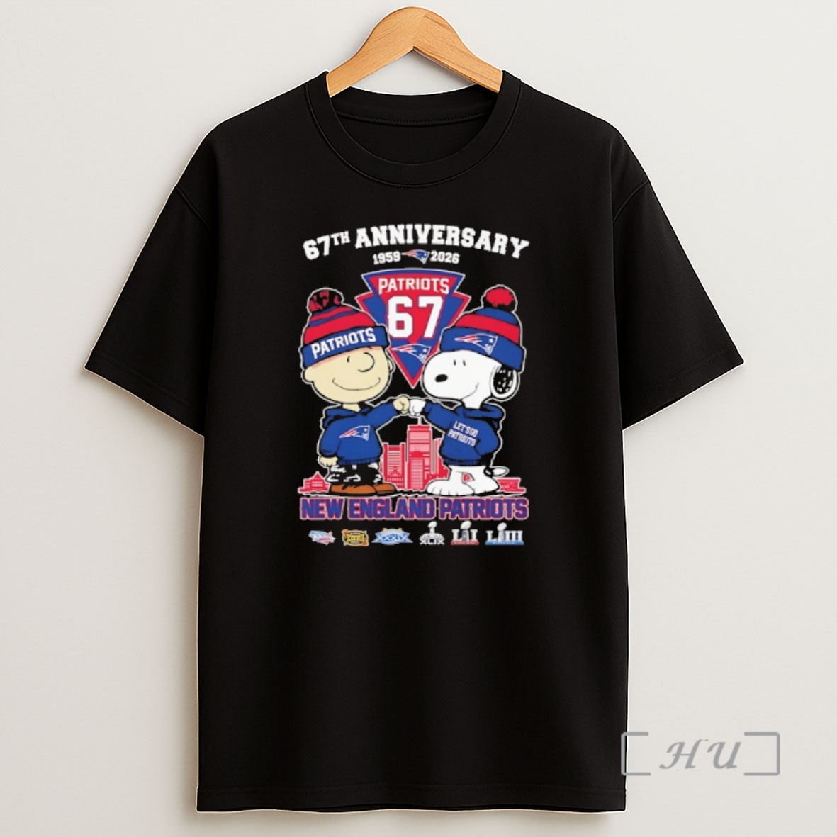 Officials Peanuts X New England Patriots 1959 2026 67th Anniversary 6x Super Bowl Shirt Sweatshirt Tee