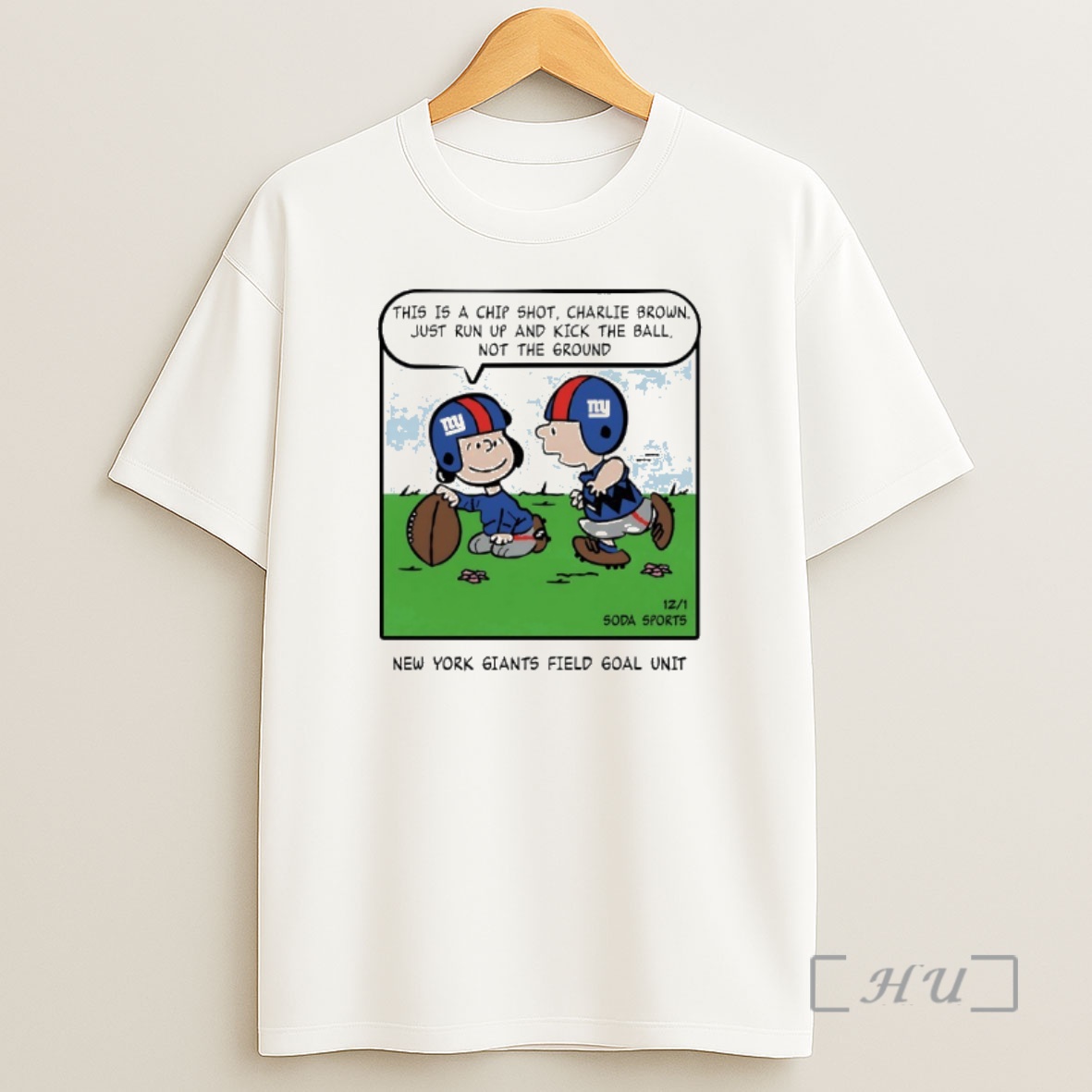 Officials Peanuts X New York Giants Field Goal Unit This Is Chip Shot Charlie Brown Premium Shirt Sweatshirt Tee