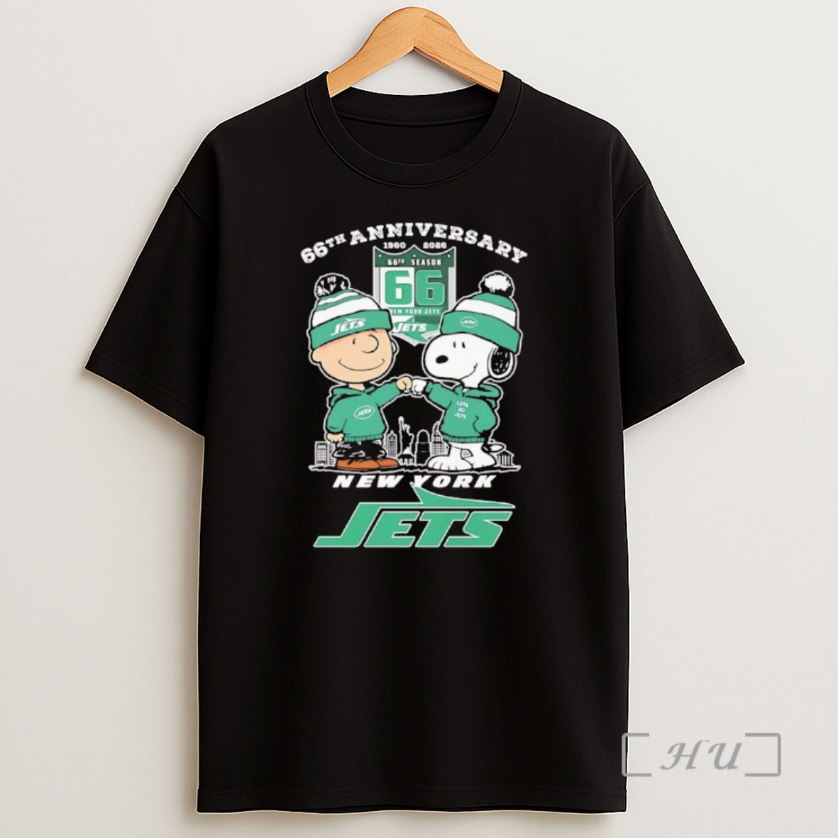 Officials Peanuts X New York Jets 1960 2025 66th Anniversary Shirt Sweatshirt Tee