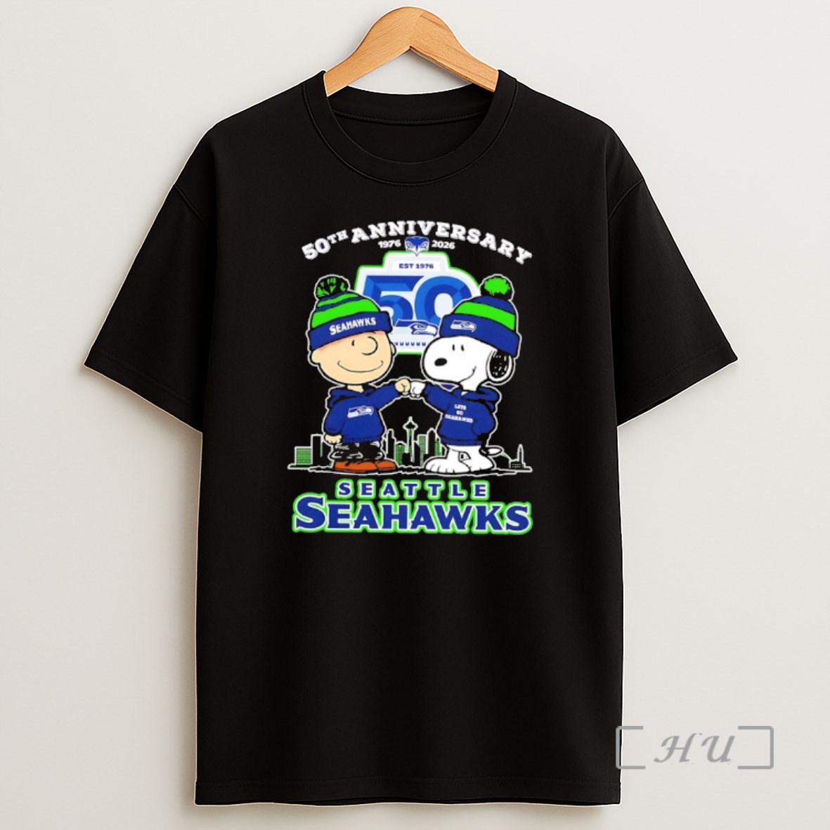 Officials Peanuts X Seattle Seahawks 1976 2026 50th Anniversary Shirt Sweatshirt Tee