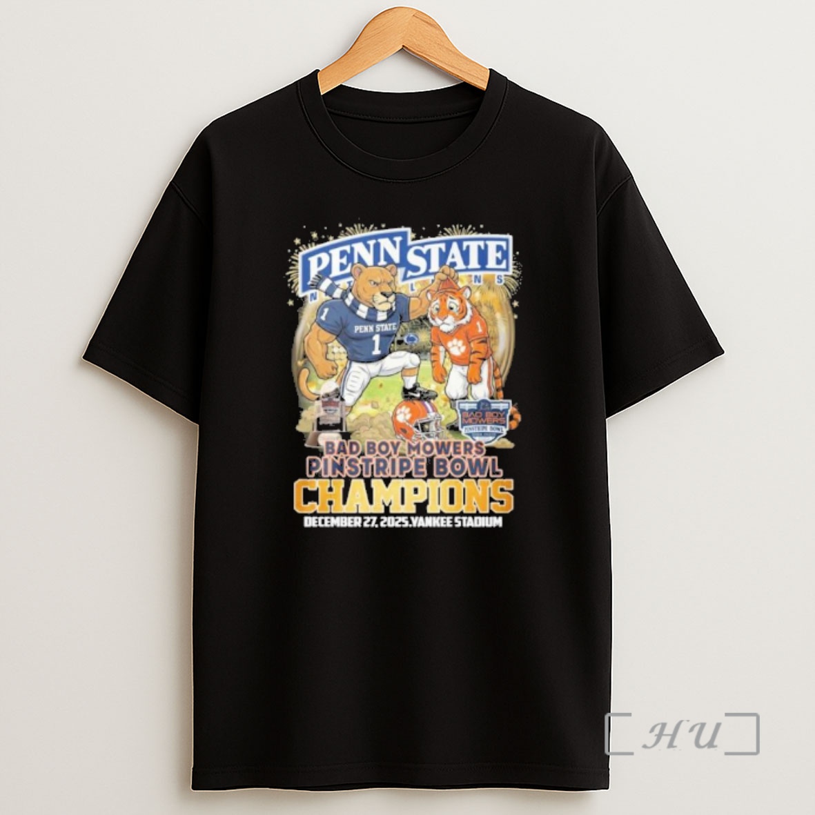 Officials Penn State Mascot Pinstripe Bowl Champions Shirt Sweatshirt Tee