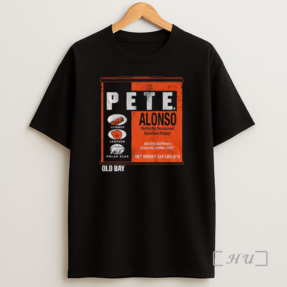 Officials Pete Alonso Baltimore Orioles Mlb Baseball Old Bay Can Perfectly Seasoned Baseball Player 2025 Shirt Sweatshirt Tee