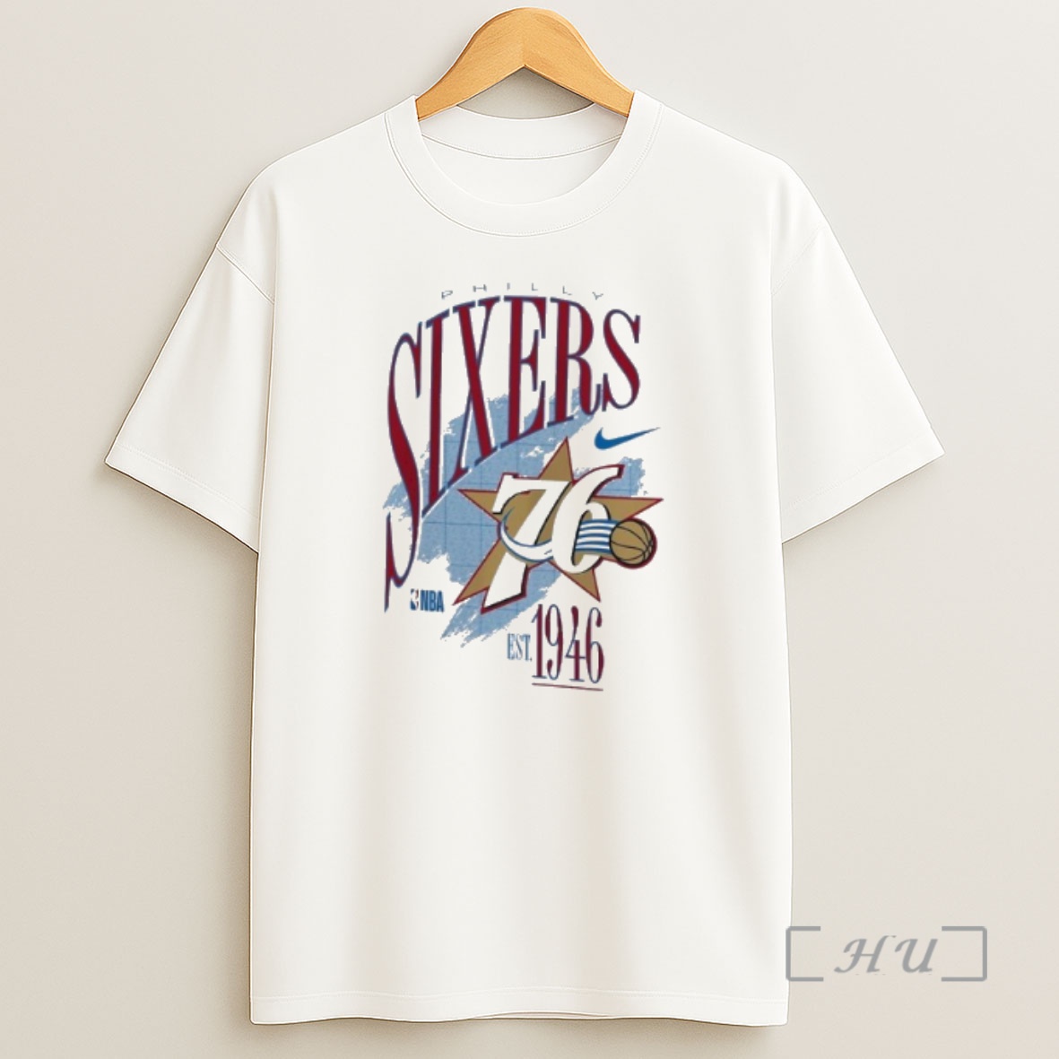 Officials Philadelphia 76ers Nike Hardwood Classics Champs Max90 Shirt Sweatshirt Tee