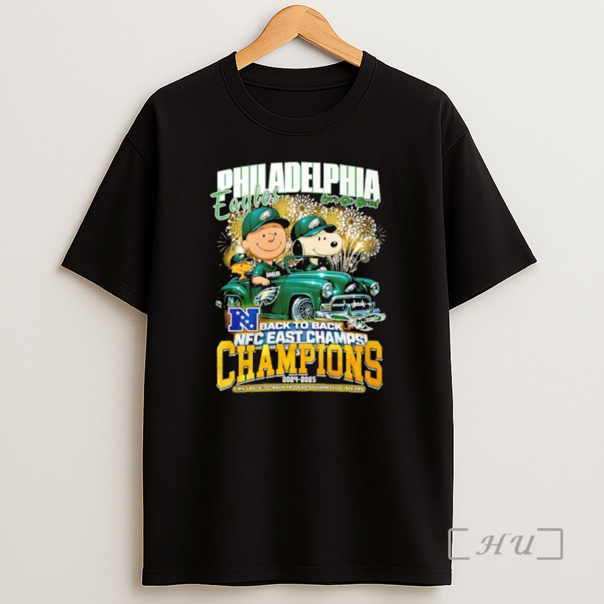 Officials Philadelphia Eagles 2024 2025 Back To Back Nfc East Division Champions Snoopy Shirt Sweatshirt Tee