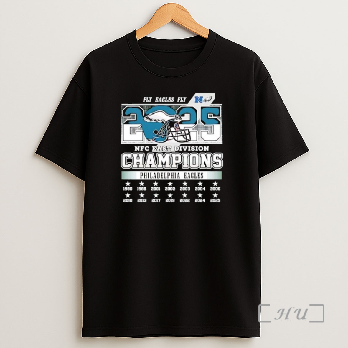 Officials Philadelphia Eagles 2025 Nfc East Division Champions Fly Eagles Fly Shirt Sweatshirt Tee