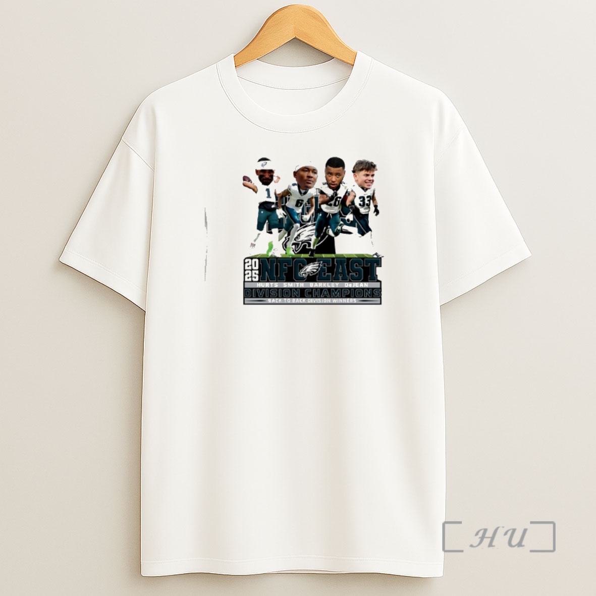 Officials Philadelphia Eagles 2025 Nfc East Division Champions Back To Back Caricature Shirt Sweatshirt Tee